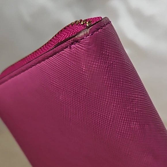 Kate Spade Zippered Clutch Wallet and Coin Fuschia - Picture 6 of 8